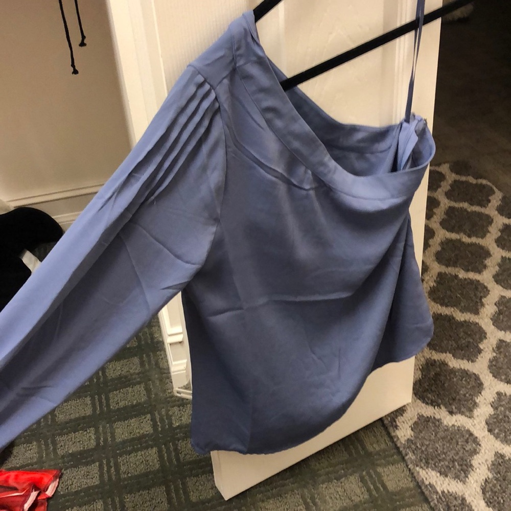 One shoulder blouse
